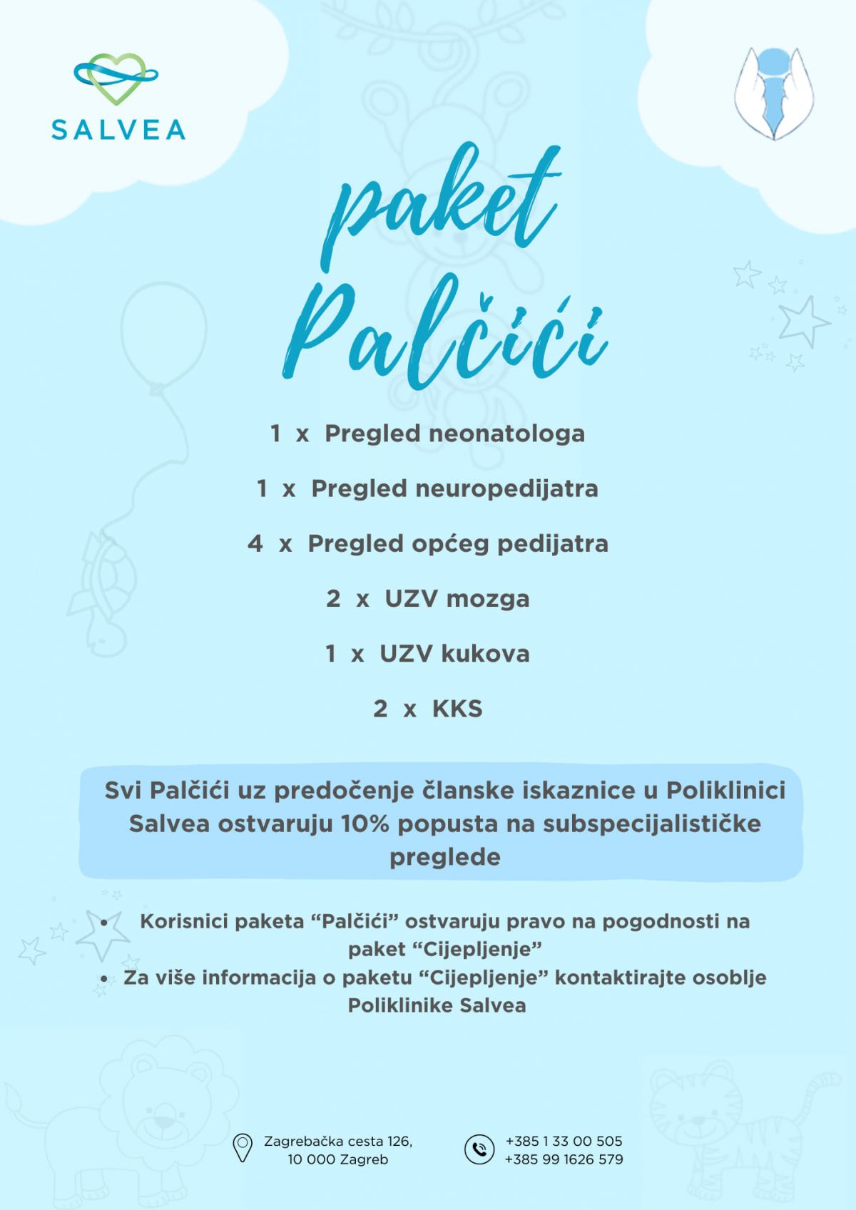 Paket “Palčići” u Poliklinici Salvea